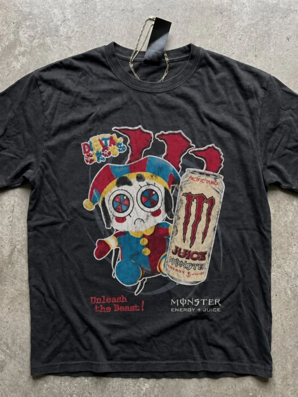 TADC Pomni x Pacific Punch Monster Energy T Shirt